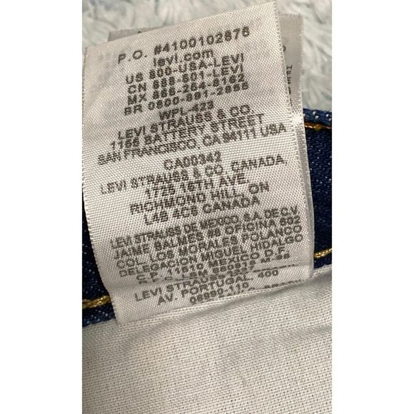 Levi's 505 Jeans Men's Size 30 x 32 Denim Blue Jeans Regular Straight Fi… - Picture 9 of 12